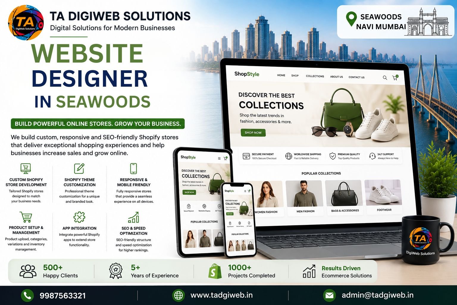 Website Designer in Seawoods