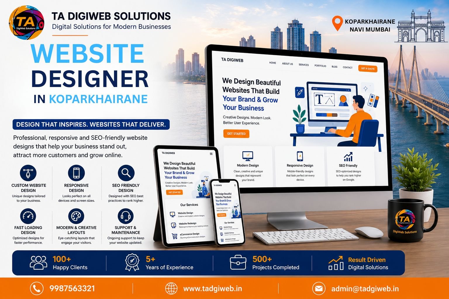 Website Designer in Koparkhairane