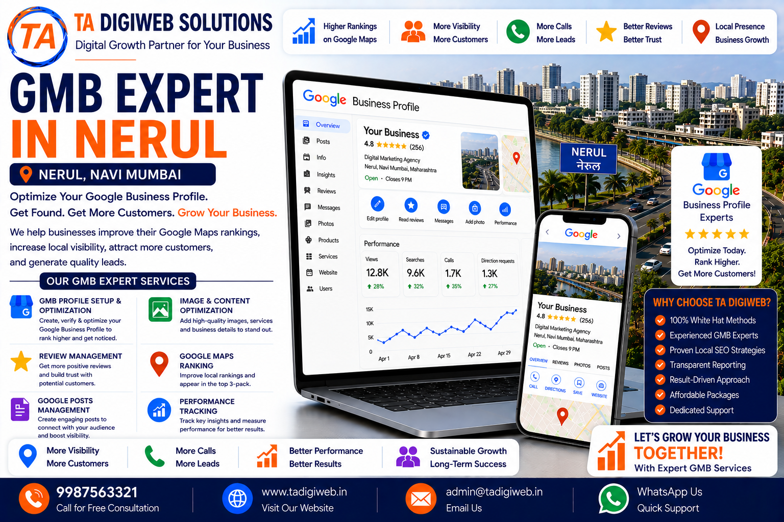 Professional GMB Expert in Nerul helping businesses improve Google Maps rankings and local visibility.