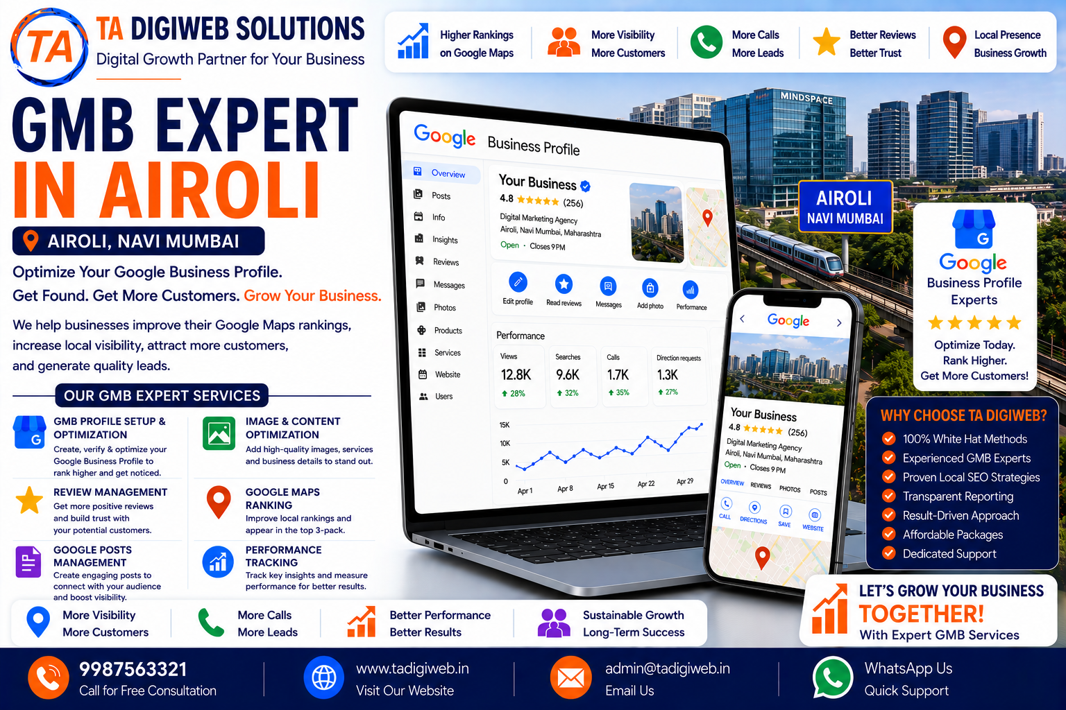 Professional GMB Expert in Airoli helping businesses improve Google Maps rankings and local visibility.