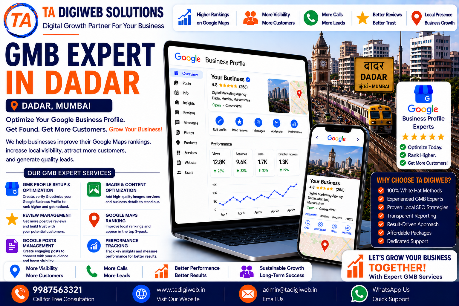 Professional GMB Expert in Dadar helping businesses improve Google Maps rankings and local visibility.