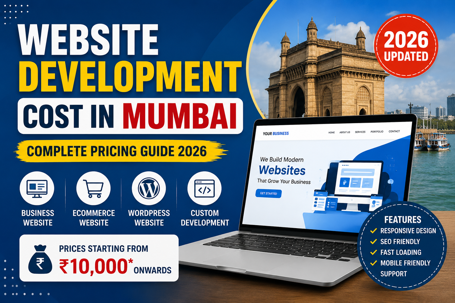 Website Development Cost in Mumbai