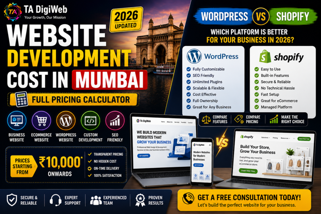 Website Development Cost in Mumbai