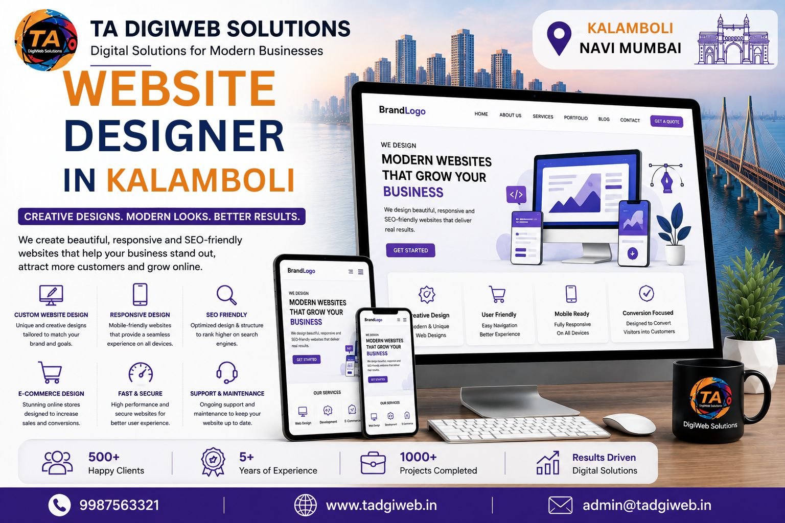 Website Designer in Kalamboli