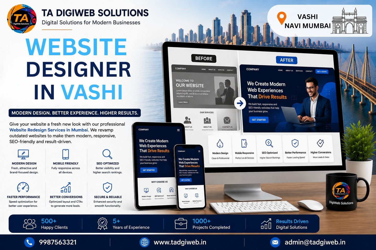 Website Designer in Vashi