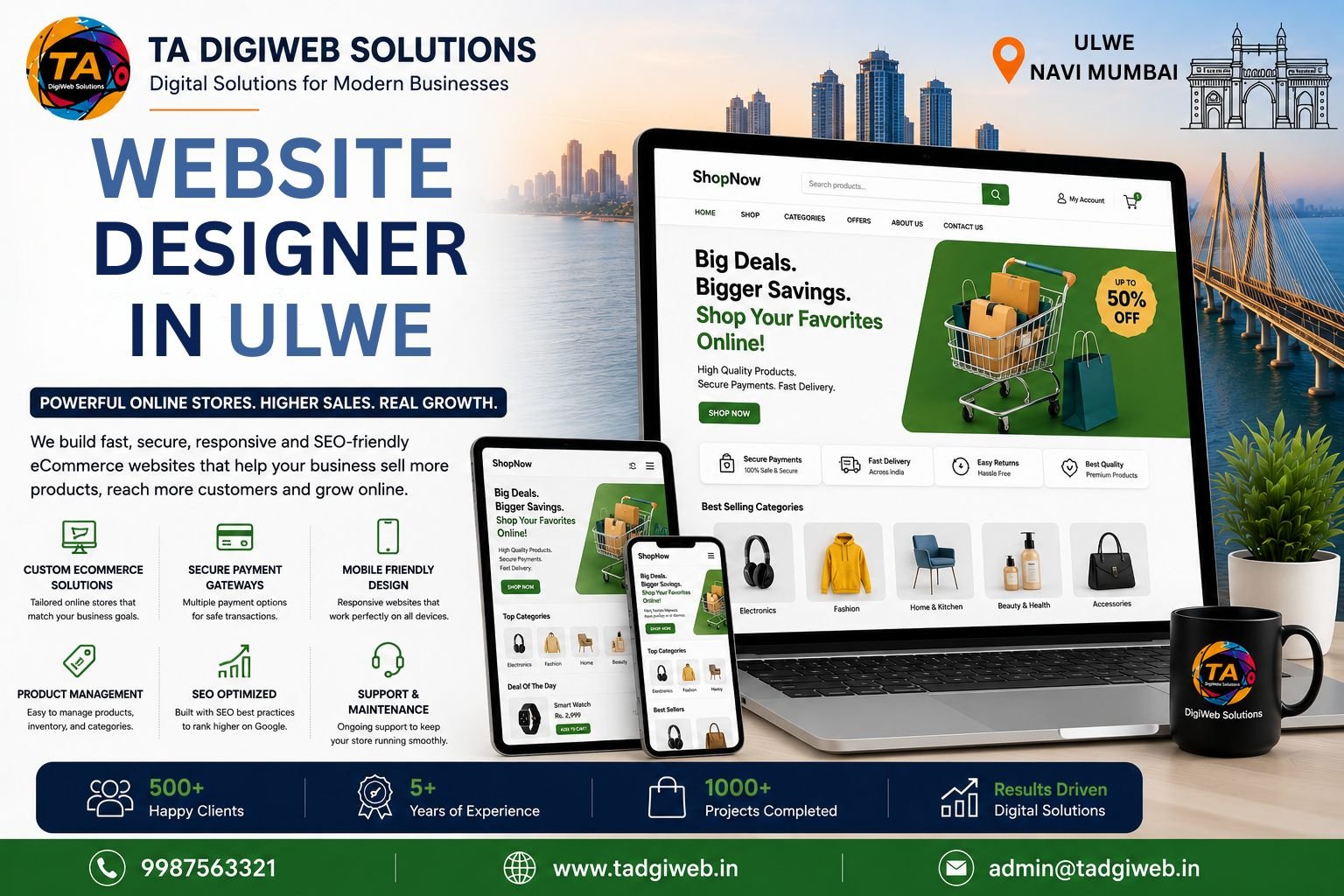 Website Designer in Ulwe